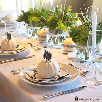 Fall table setting